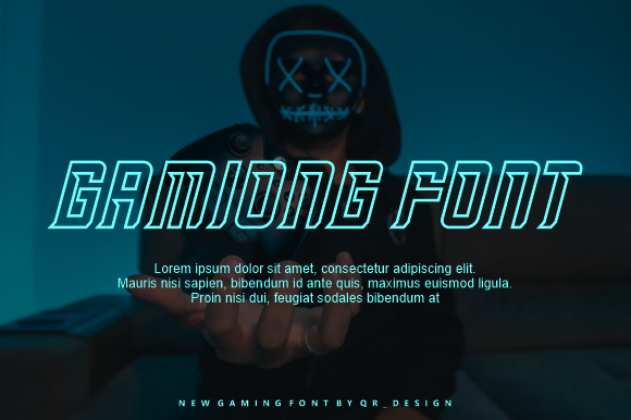 Gamingog Line Font - Preview 2