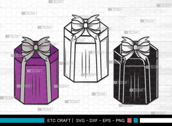 Gift Box SVG | Box Svg | Christmas Gift