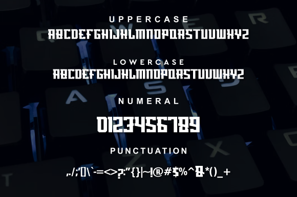 Hard Guardian Font - Preview 3