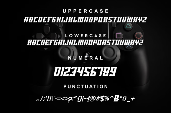 Hard Guardian Font PNG with transparent background - Preview 3