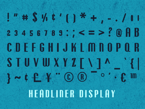 Headliner Font - Preview 1