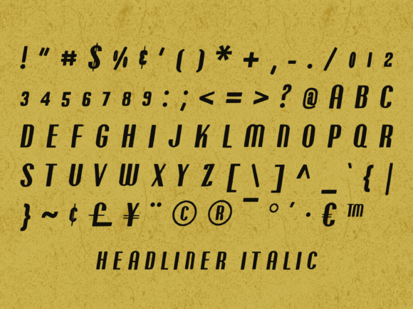 Headliner Font - Preview 2