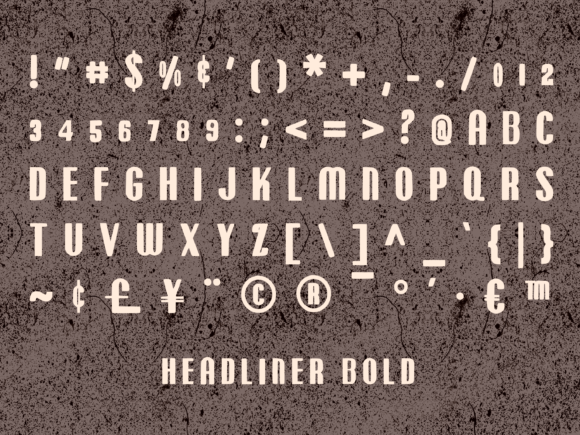 Headliner Font - Preview 3