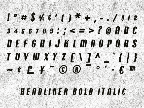 Headliner Font - Preview 4