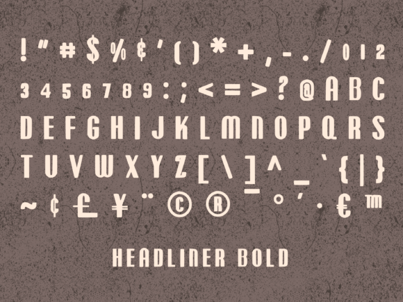 Headliner Font - Preview 5