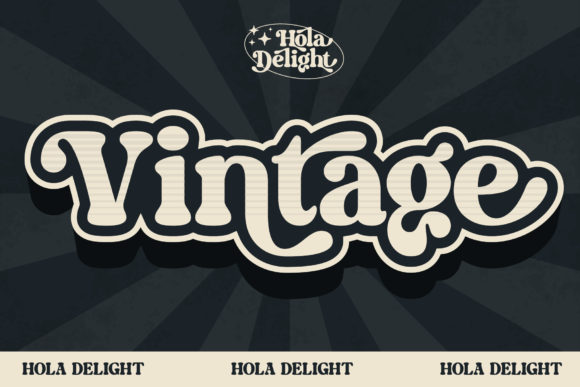 Hola Delight Font PNG with transparent background - Preview 1
