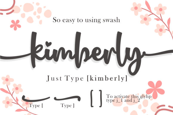 Kimberly Font - Preview 1