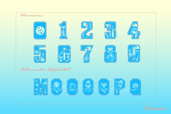 Playoffs Font PNG with transparent background - Preview 2