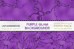 Purple Glam Digital Paper Graphic by ladyjdesignstore · Creative Fabrica
