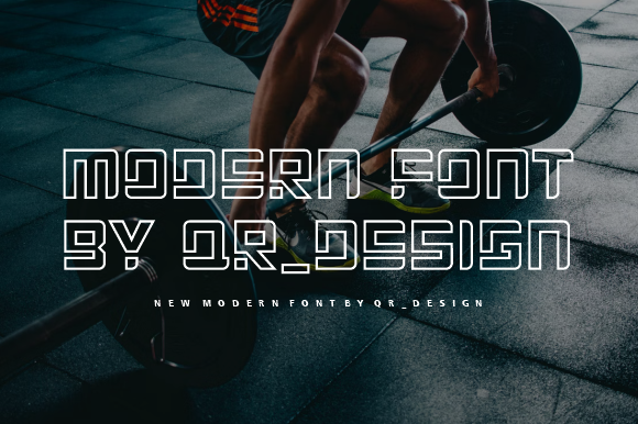 Quickly Work Line Font PNG with transparent background - Preview 2