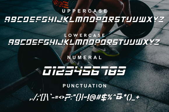 Quickly Work Line Font PNG with transparent background - Preview 3
