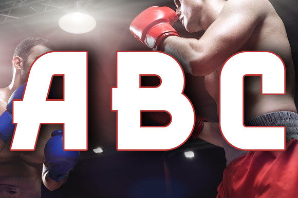 Rivalry Font PNG with transparent background - Preview 1