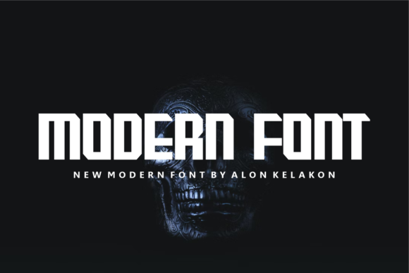 Skull Damage Font PNG with transparent background - Preview 1