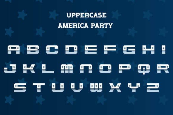 America Party Font - Preview 1