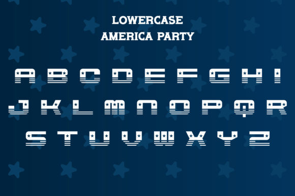 America Party Font - Preview 2