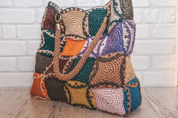 Big Bag with Raffia