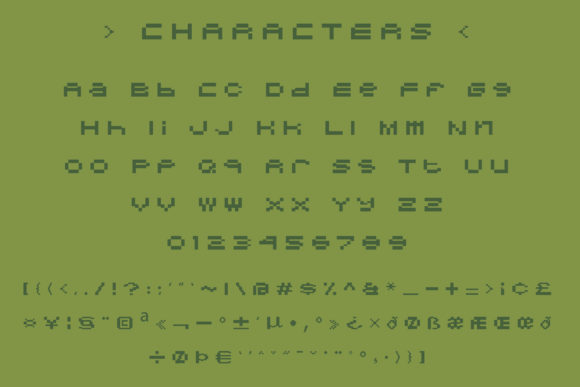 Bit Game Font - Preview 1
