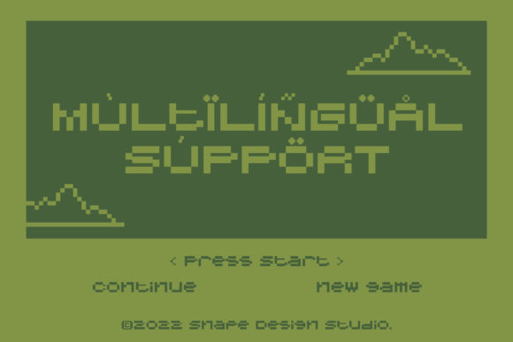Bit Game Font - Preview 2
