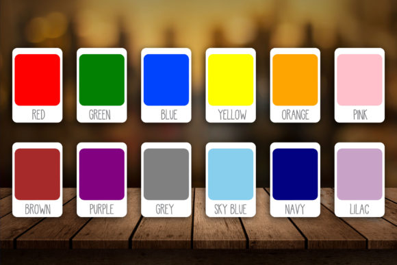 Color Flashcards for Learning and Recognition
