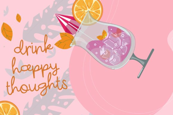 Drunk Script Font - Preview 1
