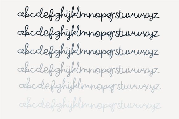Drunk Script Font - Preview 4