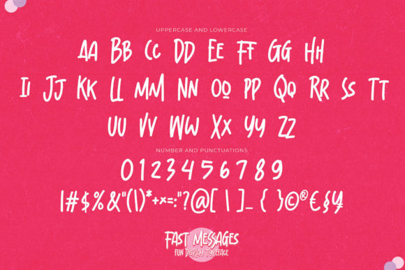 Fast Messages Font - Preview 5