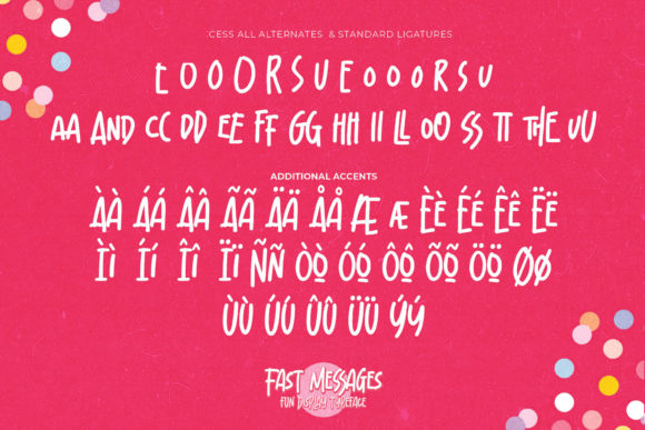Fast Messages Font - Preview 6