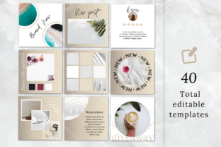 Gold Instagram Template Pack Graphic by PittaFinePrint · Creative Fabrica