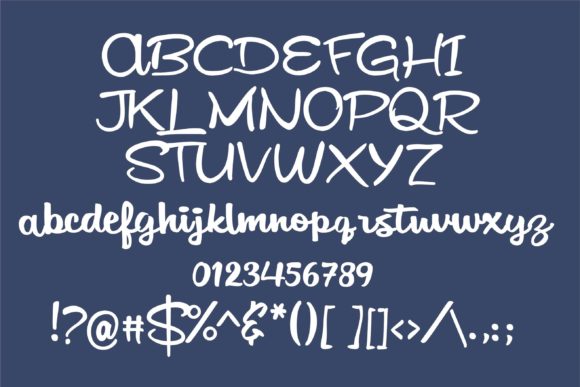 Jackrabbit Font PNG with transparent background - Preview 1