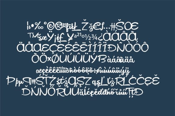 Jackrabbit Font PNG with transparent background - Preview 2
