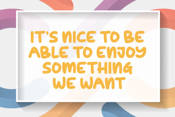Kidbos Cute Font PNG with transparent background - Preview 1