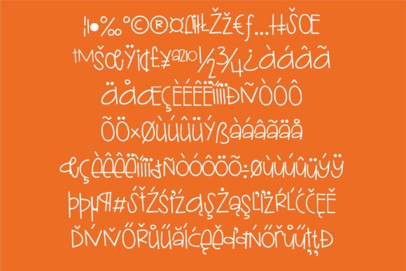 Mister Chicken Font PNG with transparent background - Preview 2
