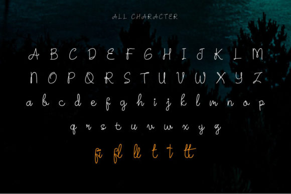 Pittaloka Font PNG with transparent background - Preview 3