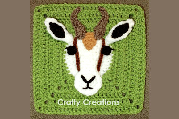 Springbok Granny Square Crochet Pattern
