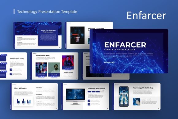 Preview of Technology Presentation - Enforcer technology presentation template