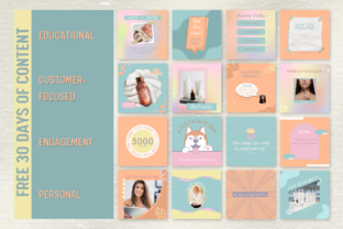 30 Instagram Post Templates / Canva Graphic by IdeaRish · Creative Fabrica