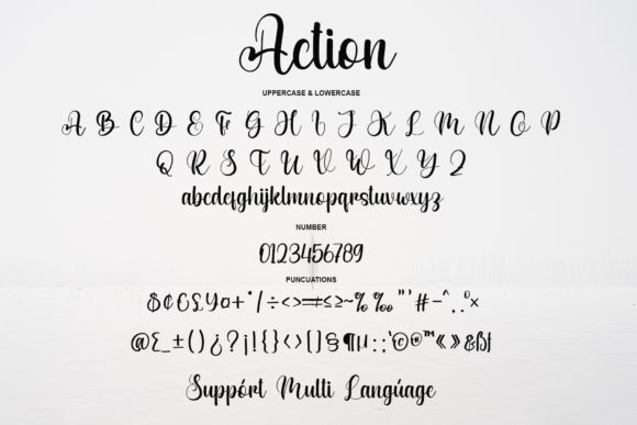 Action Font - Preview 5