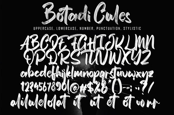 Botadi Cules Font - Preview 5