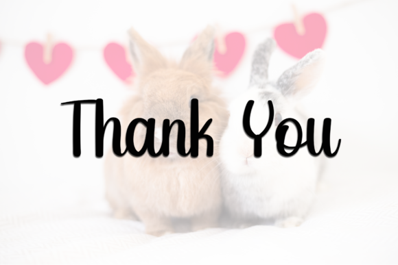 Bunny Font - Preview 6