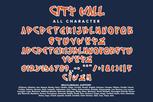 City Wall Font - Preview 6