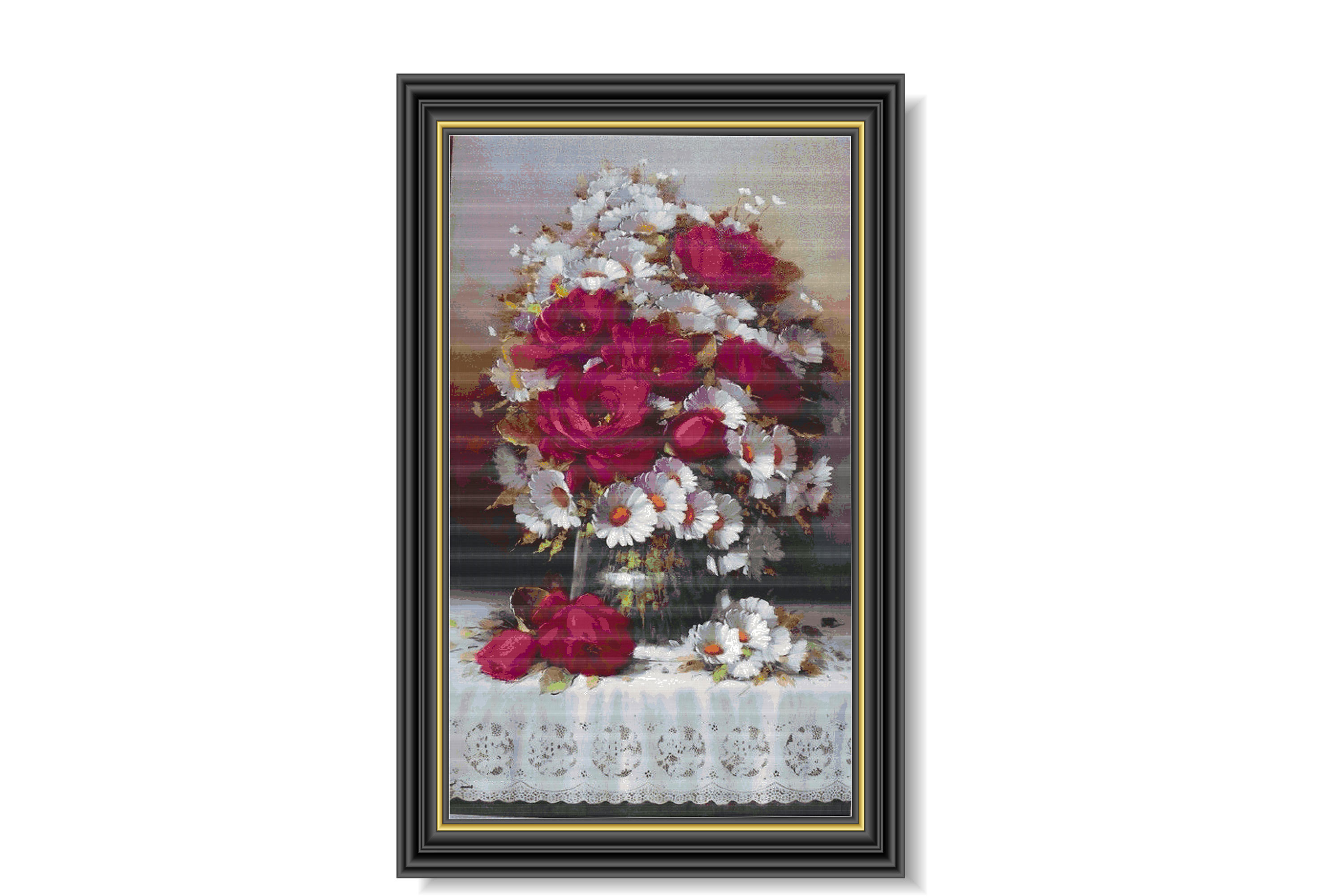 Counted Cross Stitch Pattern-Flowers 106