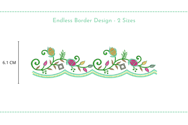 Green Garden Border