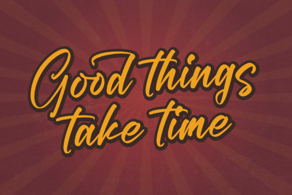 Less Bright Font font preview - 4
