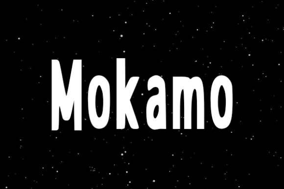 Mokamo Font PNG with transparent background - Preview 1