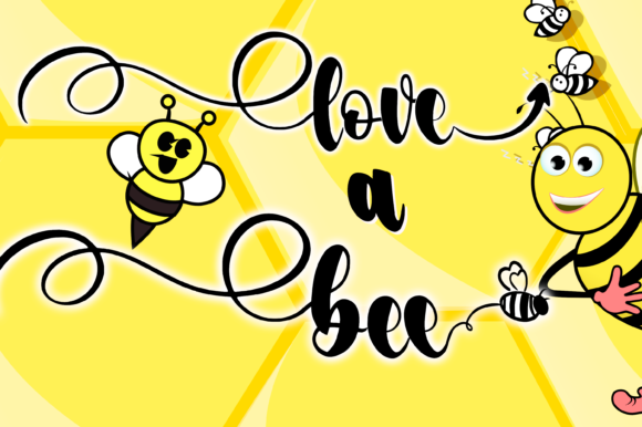 Bee Honey Font - Preview 2