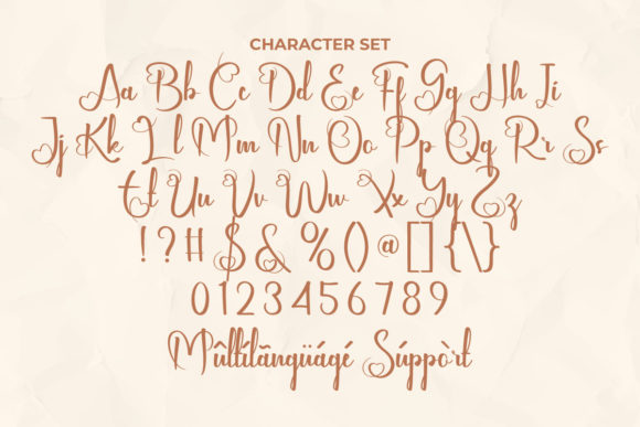 Seven Loves Font PNG with transparent background - Preview 2