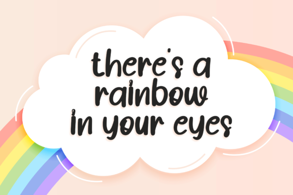 Simple Present Tense Font PNG with transparent background - Preview 1