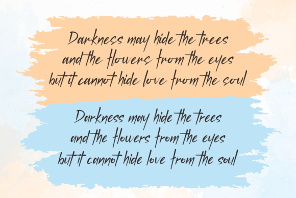 Slick Buttery Font PNG with transparent background - Preview 2