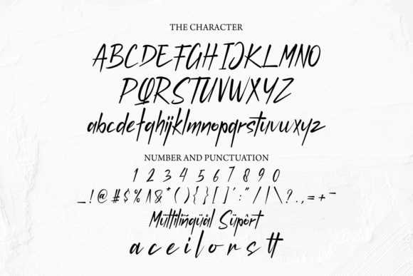 Slick Buttery Font PNG with transparent background - Preview 6