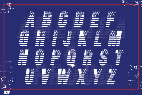 America and Proud Font - Preview 1